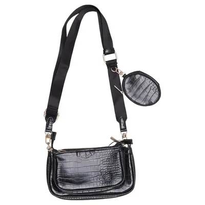 Shoulder-bag (Black) from Marina Galanti Polyester, Polyurethane