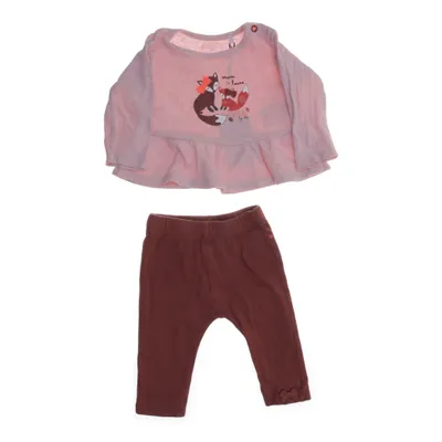 Set (Roze, Bruin) van Staccato Katoen