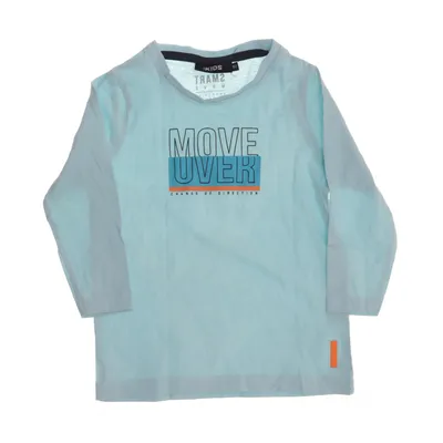 Lange mouwen shirt (Blauw, Meerkleurig) van Europe Kids Katoen, Elastaan