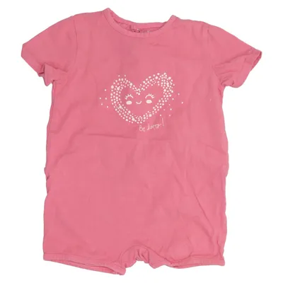 Barboteuse (Rose) de Inextenso Coton