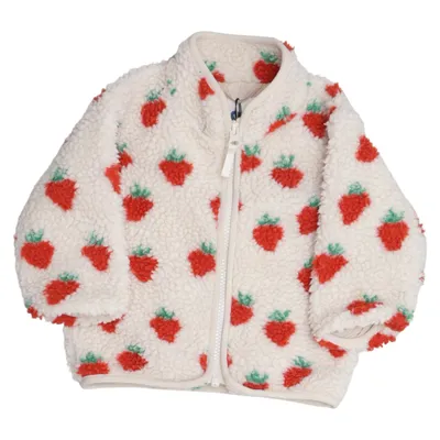 Fleecejacke (Beige, Rot, Grün) von Rikiki Polyester