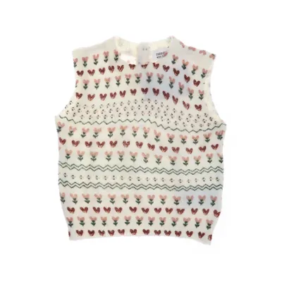 Spencer (Beige) van Cuddles and Smiles Acryl, Polyester, Elastaan