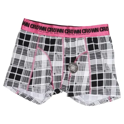 Kalsonger (Svart, Vit, Rosa) från Crown Bomull, Elastan