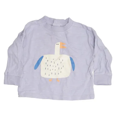 T-shirt à manches longues (Bleu) de Hema Coton biologique