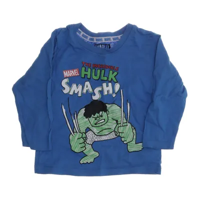 Långärmad t-shirt (Blå, Grön, Vit) från Marvel Bomull