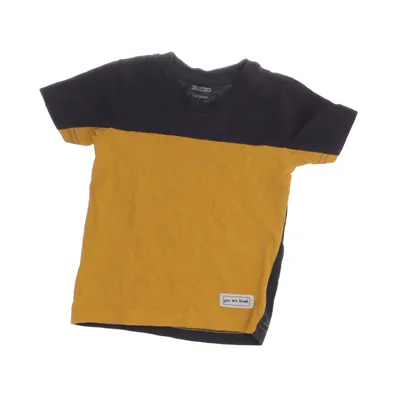 T-shirt (Yellow, Brown) from Zudio Cotton