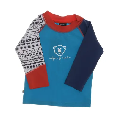 Zwemshirt (Blauw, Meerkleurig) van Isbjörn Elastaan, Nylon