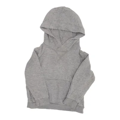 Huvtröja (Grå) från H&M Basic Bomull, Polyester, Viskos