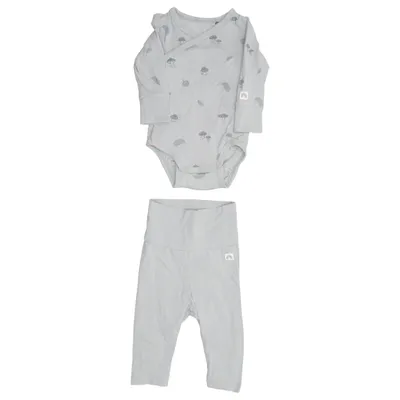 Set (Grün) von Lindex Baby Baumwolle, Elasthan