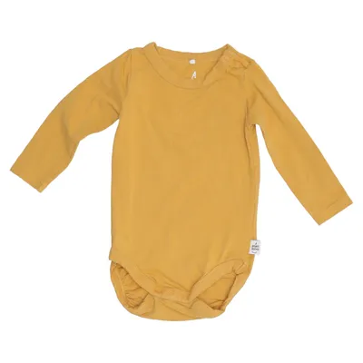 Body (Jaune) de A Happy Brand Coton, Élasthane