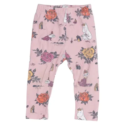 Leggings (Pink, Multicolored) from Moomin by Martinex Cotton, Elastane