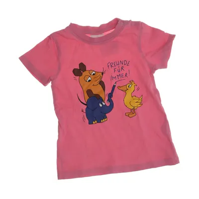 T-shirt (Rose, Multicolore) de DieMaus Coton