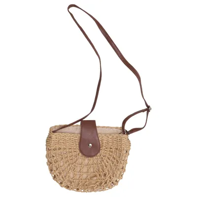 Skuldertaske (Beige, Brun)
