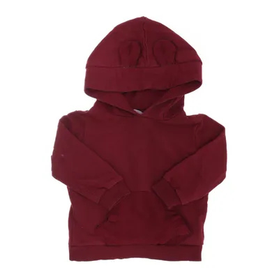 Hoodie (Red) from Mango Kids Cotton, Polyester