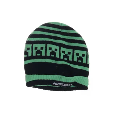 Beaniemössa (Svart, Grön) från Minecraft Akryl, Elastan, Polyamid, Polyester