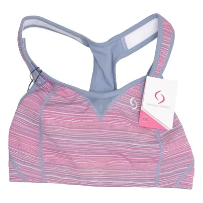 Sport-BH (Pink, Blau, Mehrfarbig) von Moving Comfort Elasthan, Polyamid, Polyester