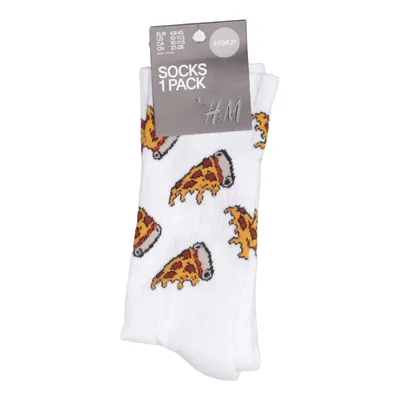 Socks (White, Multicolored) from H&M Cotton, Elastane, Polyamide