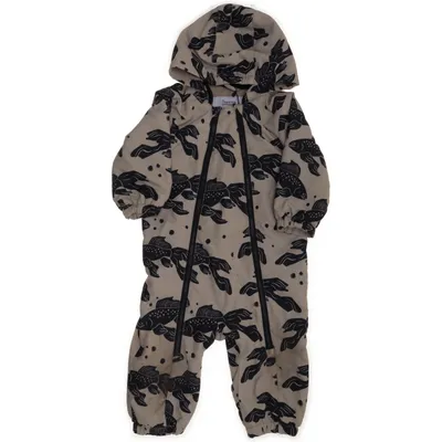 Overall (Beige, Black) from Kaxs by KappAhl Polyester