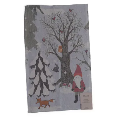 Handduk (Blå, Flerfärgad) från Ekelund Ekologisk bomull