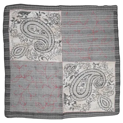 Handkerchief (Gray, Multicolored) from Etro Silk