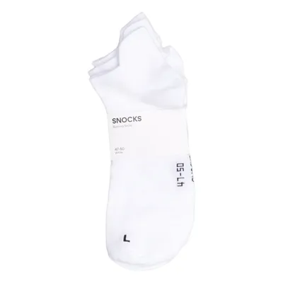 Chaussettes (Blanc) de Snocks Élasthane, Polyamide