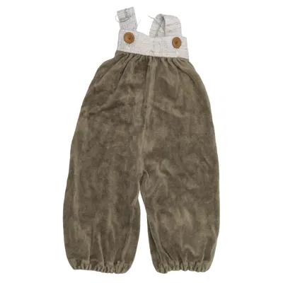 Salopette (Vert, Beige) de Little Coton, Polyamide, Viscose