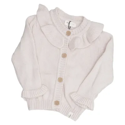 Cardigan (Beige) de Little Jalo Laine