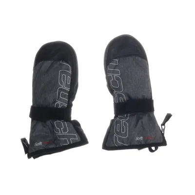 Mittens (Gray, Black) from Reusch Down, Elastane, Leather, Polyester