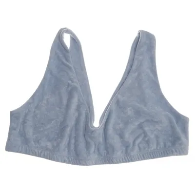 Crop top (Blauw) van H&M Trend Polyester, Viscose