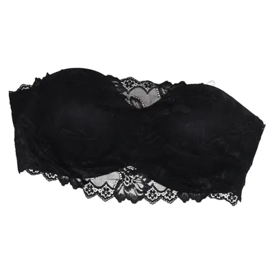 Bandeau bra (Black) from After Eden Elastane, Polyamide