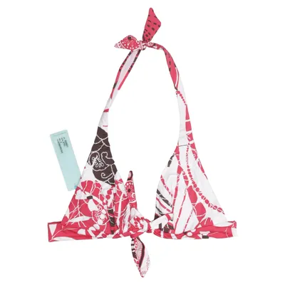 Bikini top (Pink, White, Brown) from ValeryBlu Elastane, Polyamide