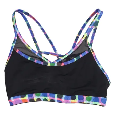 Sports-BH (Sort, Flerfarvet) fra Funkita Elastan, Polyamid