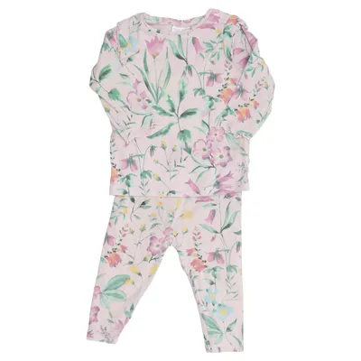 Leggings (Pink, Multicolored) from Next Baby Cotton, Elastane