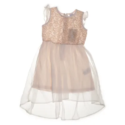 Klänning (Roséguldfärgad) från Kids by Lindex Polyester