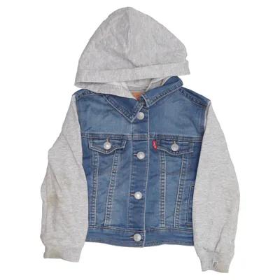 Veste en jean (Bleu, Gris) de Levi Strauss & Co Coton, Élasthane, Polyester