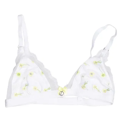 Bralette (Ribbed Floral) von Lounge Elasthan, Modal, Recyceltes Polyester