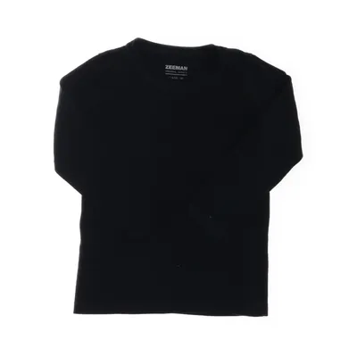 Lange mouwen shirt (Zwart) van Zeeman Katoen, Elastaan