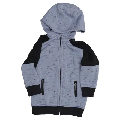 Hættetrøje (Blå, Sort) fra Baby Skill Bomuld, Polyester
