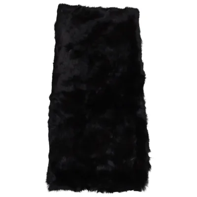 Scarf (Black) from Temple Rabbit fur