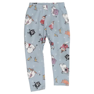 Joggingbroek (Blauw, Meerkleurig) van Moomin by Lindex Katoen, Elastaan
