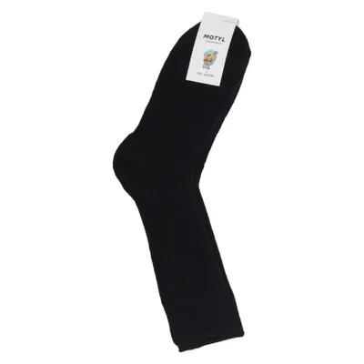 Chaussettes tricotées (Noir) de Motyl Angora
