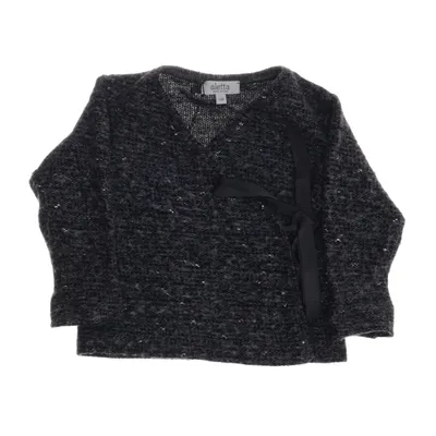Wrap cardigan (Gray, Multicolored) from Aletta Acrylic, Mohair, Polyamide, Polyester, Wool, Viscose