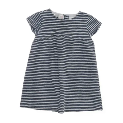 Kjole (Grå, Hvid) fra Zara BabyGirl Bomuld, Elastan, Polyester