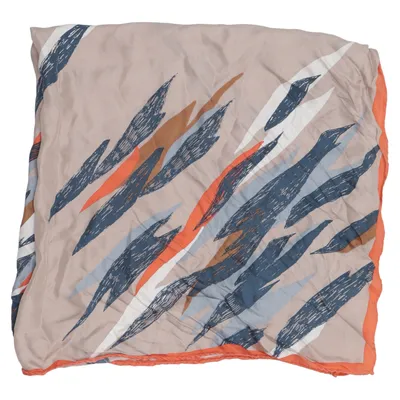Scarf (Beige, Blå, Orange) från Galeries Lafayette Silke