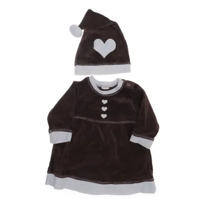 Fancy dress (Brown, White) from Baby by Lindex Cotton, Polyester