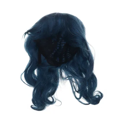 Pruik (Blauw)