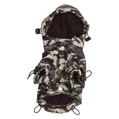 Dog coat (Green, Beige, Black) from Urban Pup Polyester