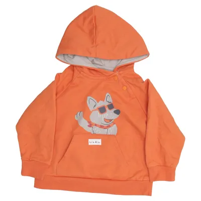 Hoodie (Orange) from Mayoral Cotton, Elastane, Polyester