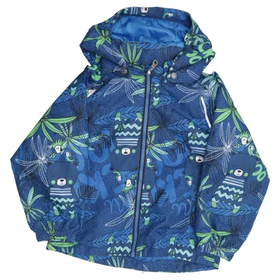 Rain jacket (Blue, Green, Multicolored) from Lassie Polyester, Polyurethane