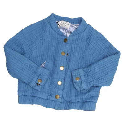 Bomberjack (Blauw, Wit) van Apaches collections Katoen